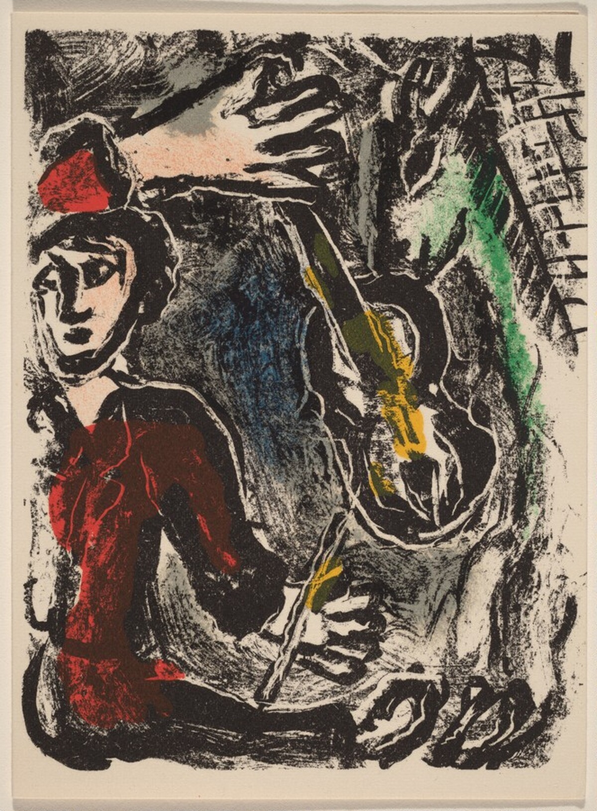 Greeting Card for 1972 by Marc Chagall