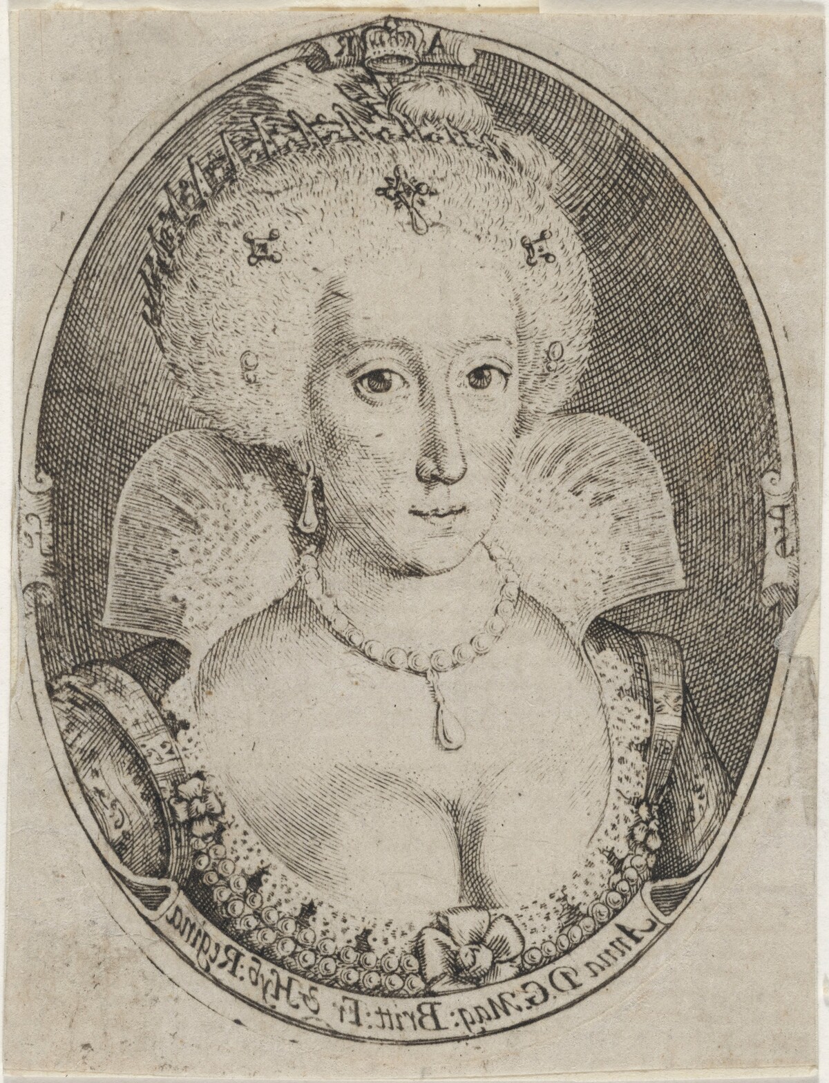 Anne of Denmark by Simon de Passe