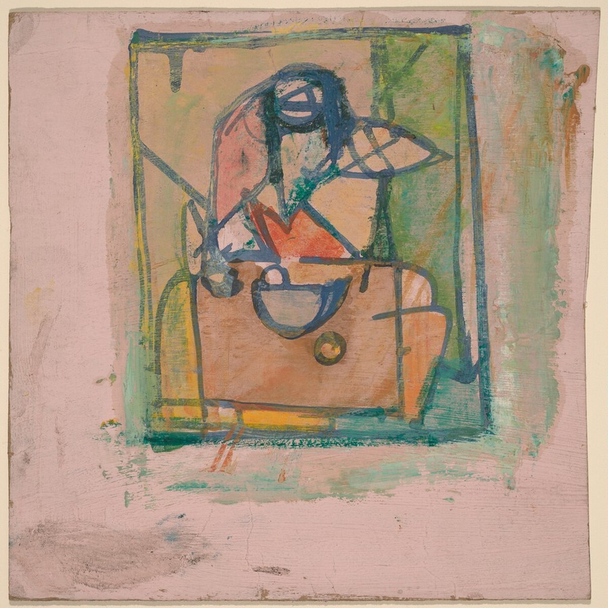 Figure at a Table by Franz Kline