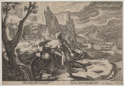 Thisbe Frightened by the Lion