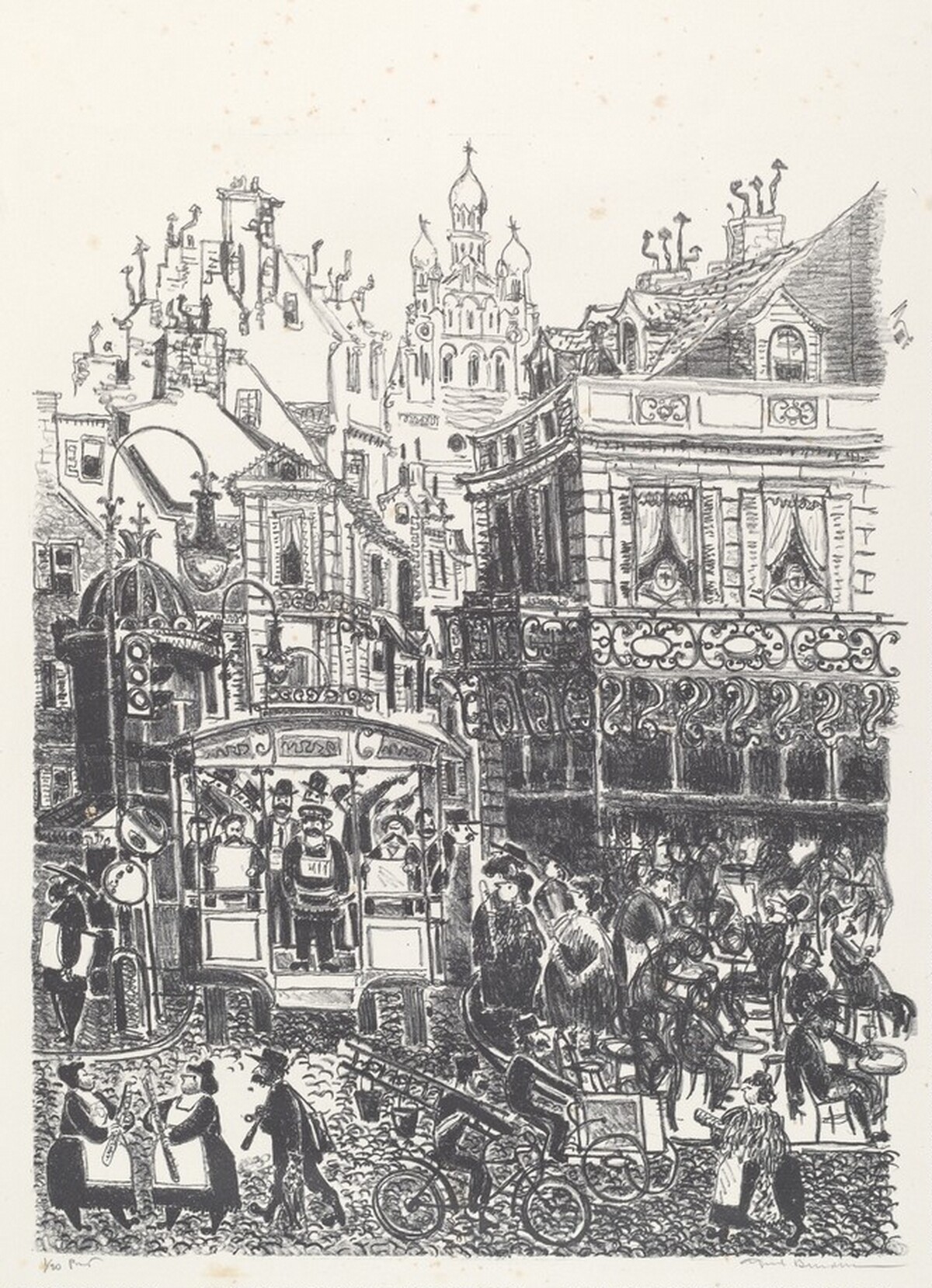 Sacre Coeur by Alfred Bendiner