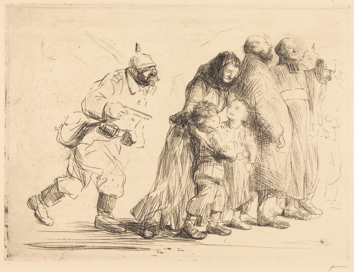 Les notables (grande planche) (The Notables) (large plate) by Jean-Louis Forain