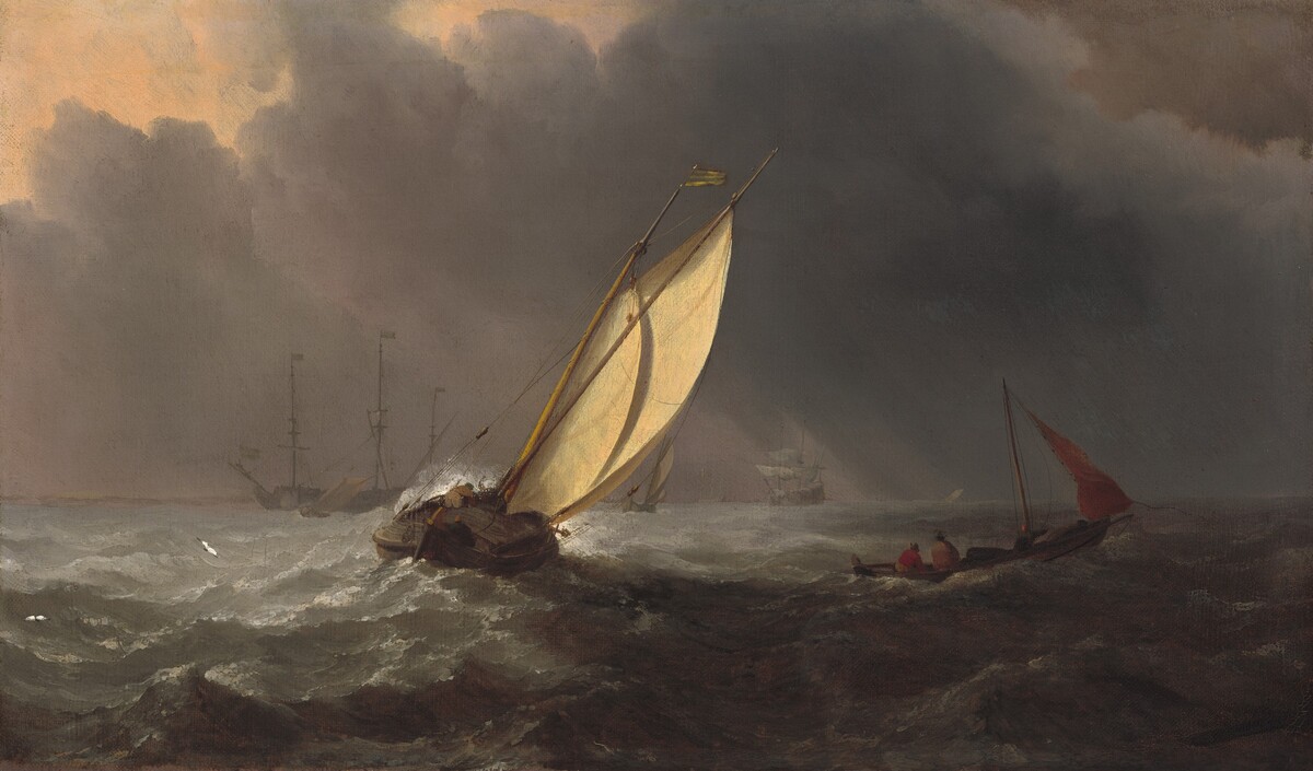 After the Storm by Willem van de Velde the Younger and Studio