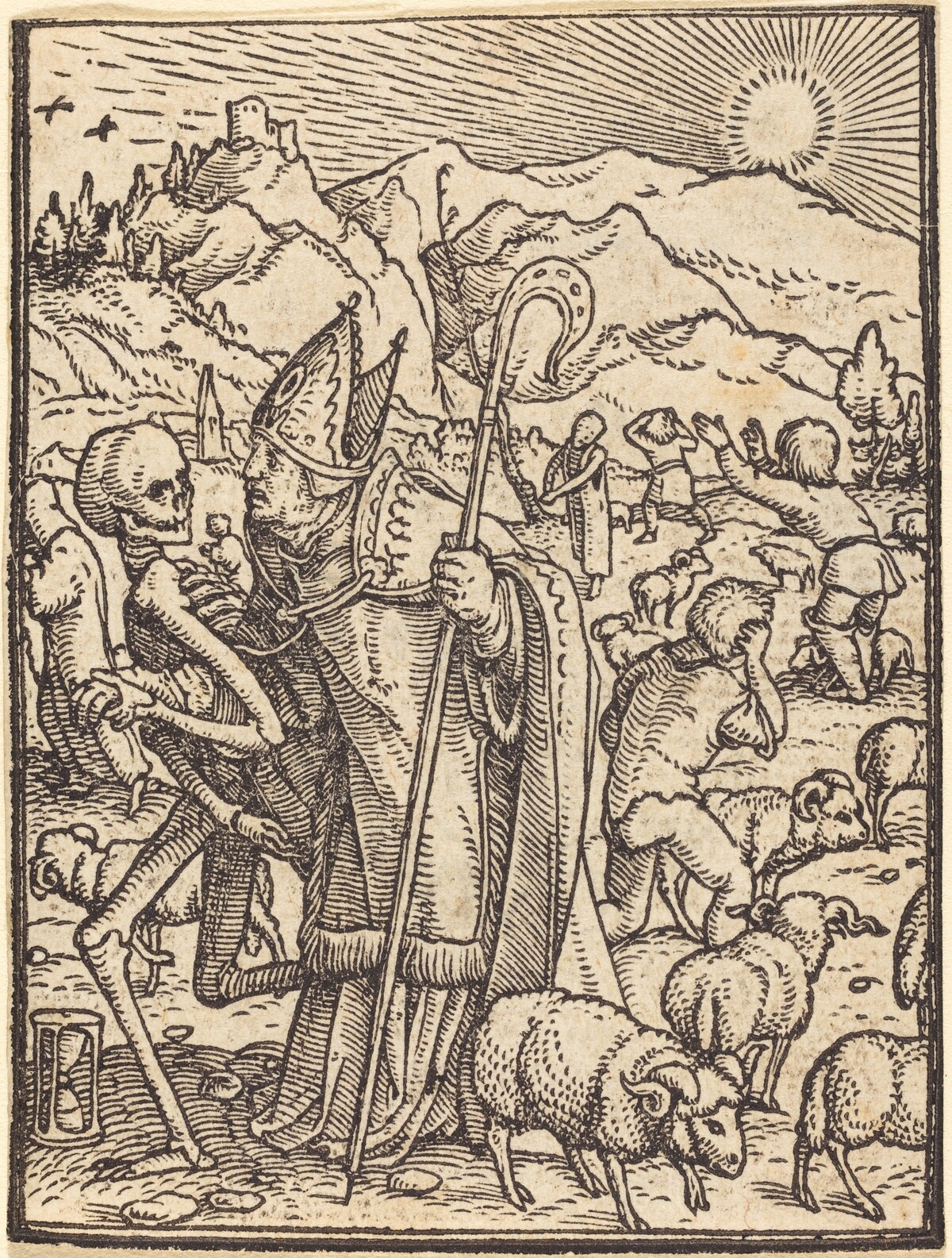 The Bishop by Hans Lützelburger after Hans Holbein the Younger