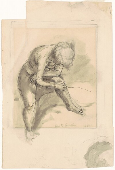 Female Nude with Raised Foot