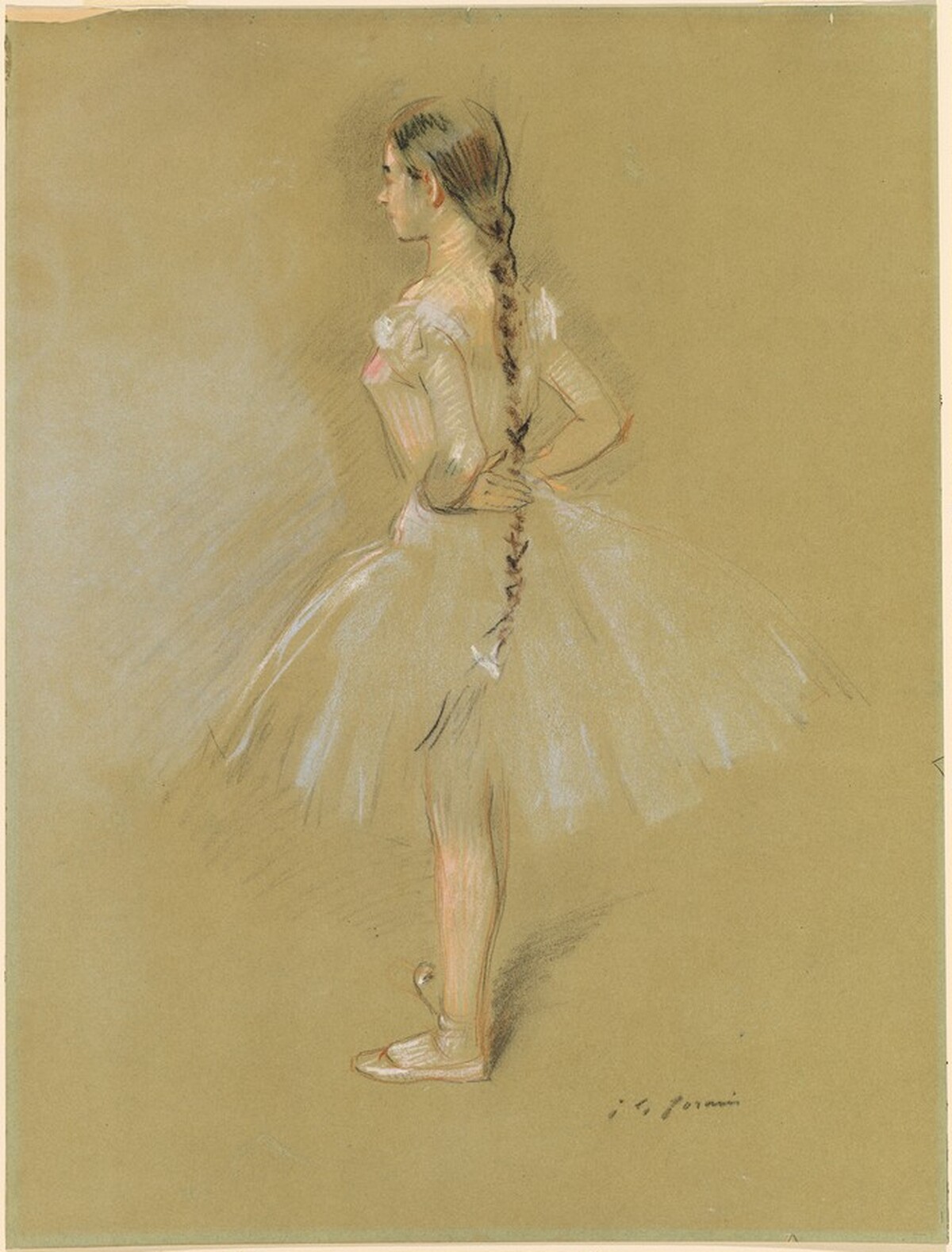 Ballet Dancer by Jean-Louis Forain