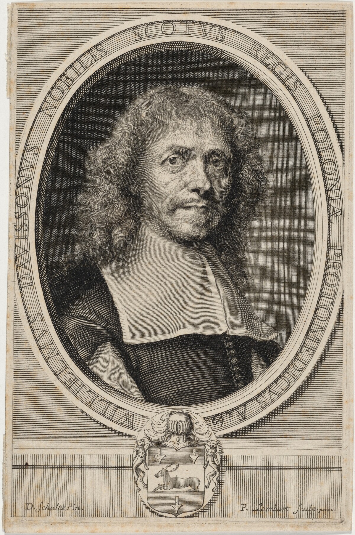 Dr. William Davison, Scotch Chemist and Physician in Paris by David Loggan