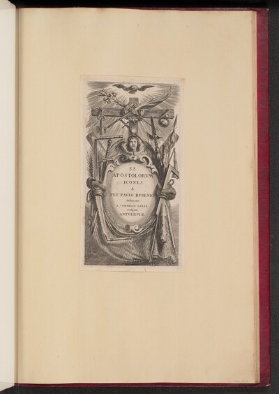 Title Plate for SS. Apostolorvm Icones