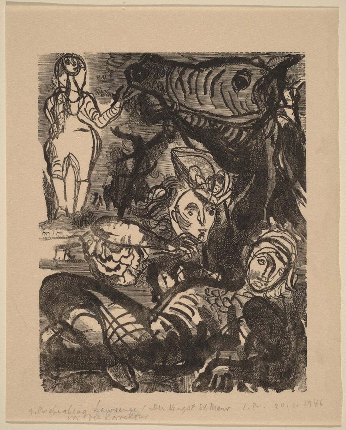 Der Hingst St. Manr (?) by Imre Reiner