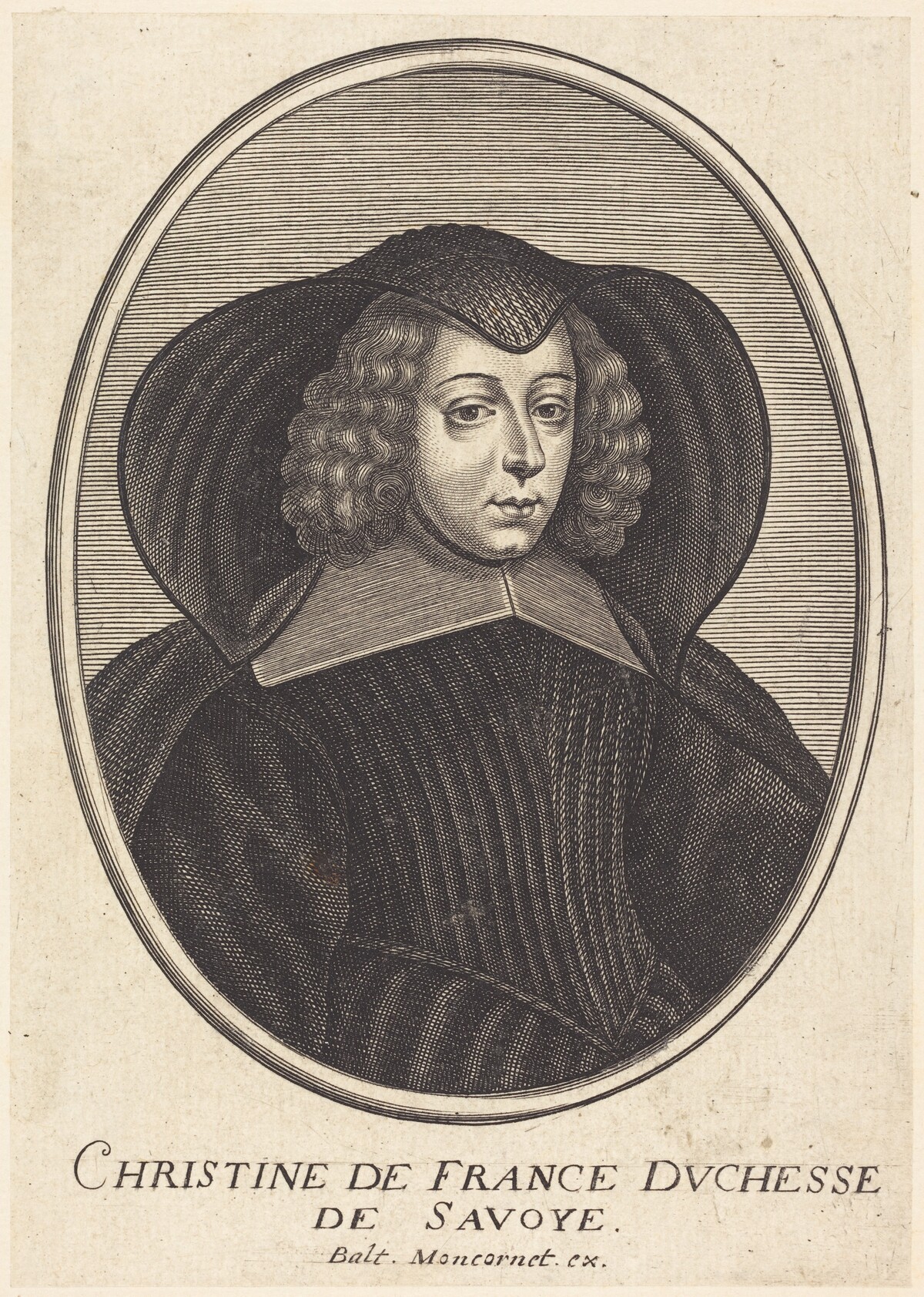 Christine of France by Balthasar Moncornet
