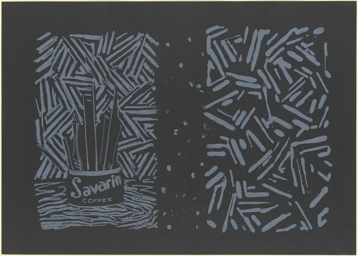 Untitled [trial proof] by Jasper Johns