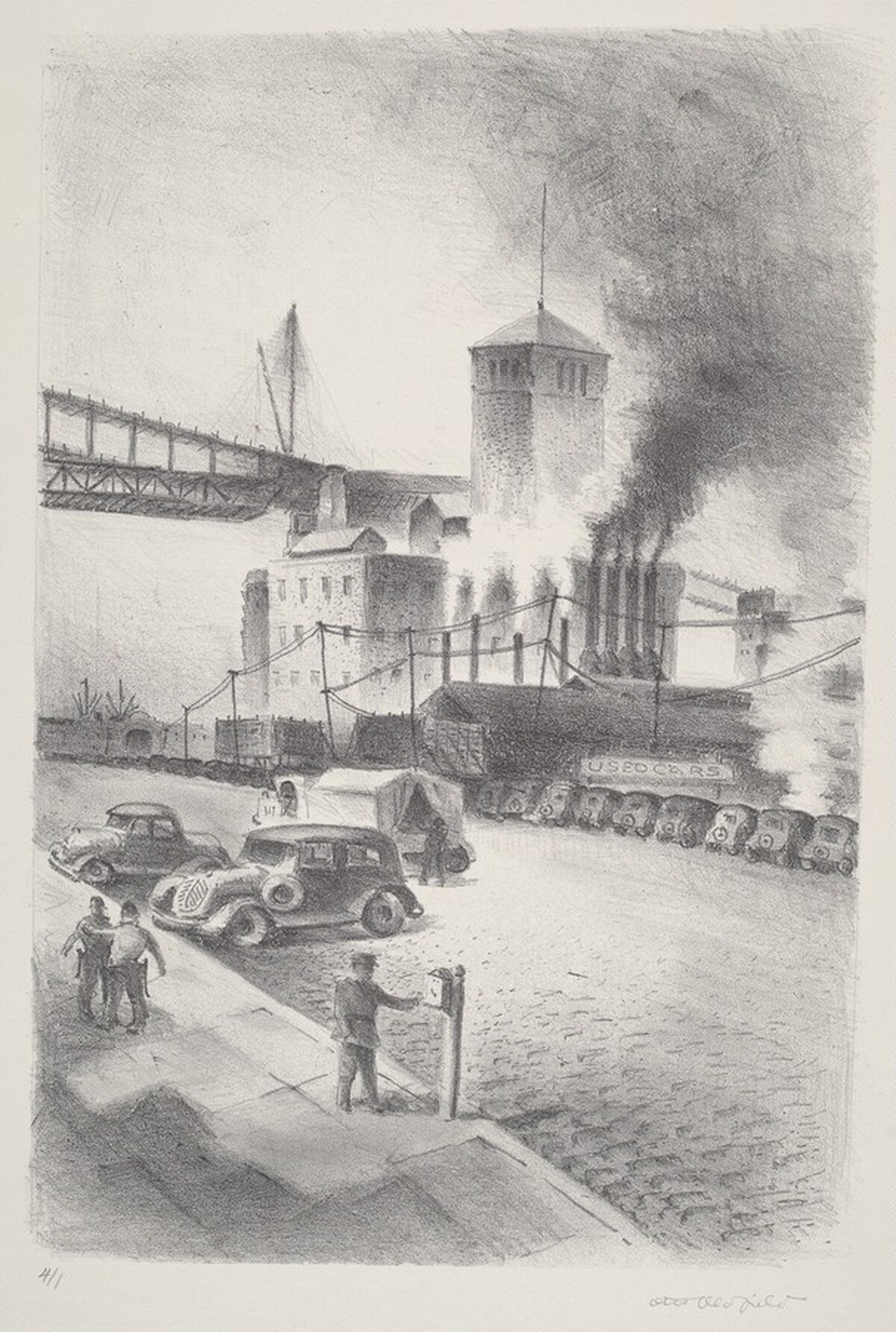Tower and Embarcadero by Otis William Oldfield