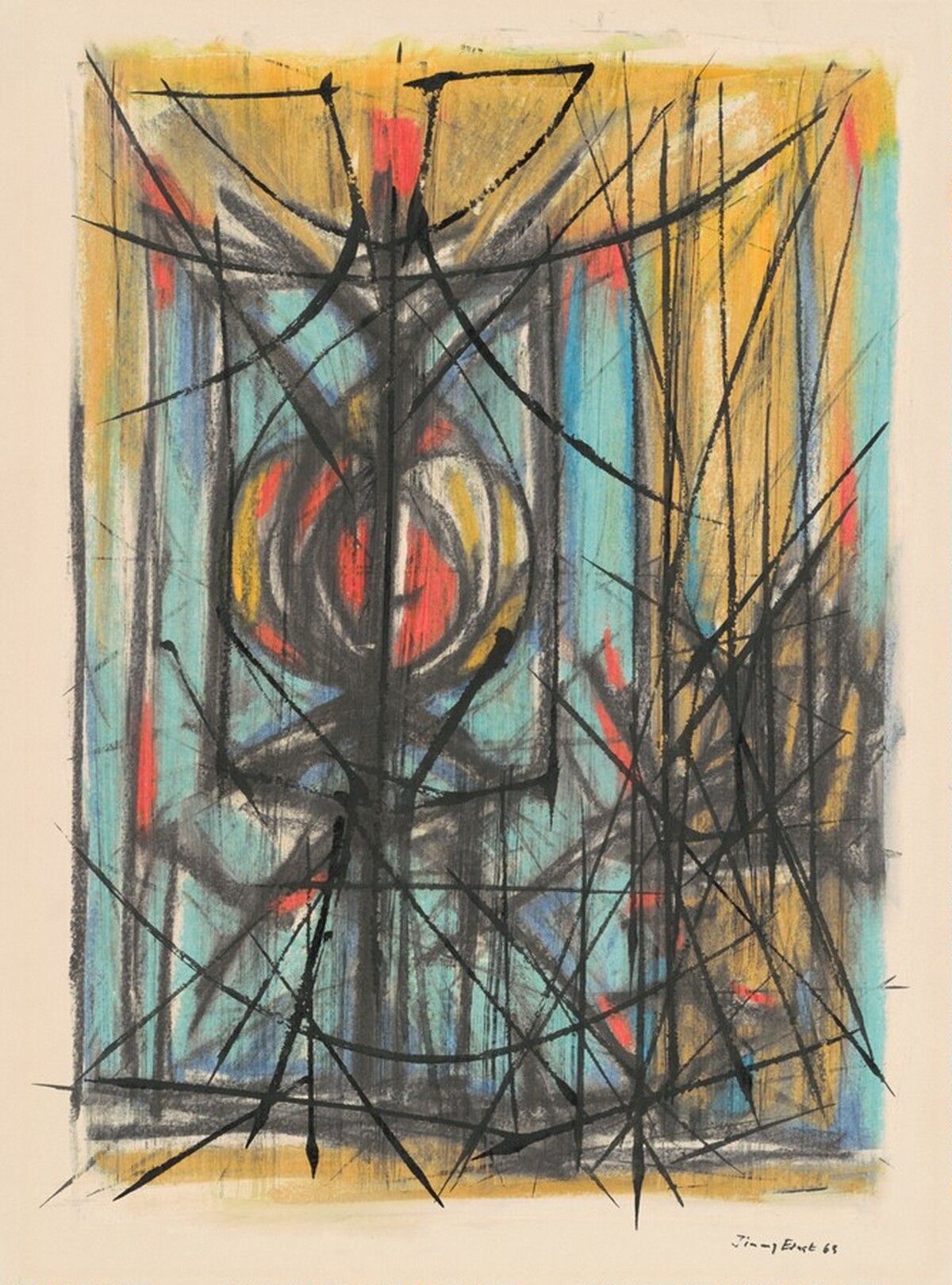 Idea Sequence #19 by Jimmy Ernst