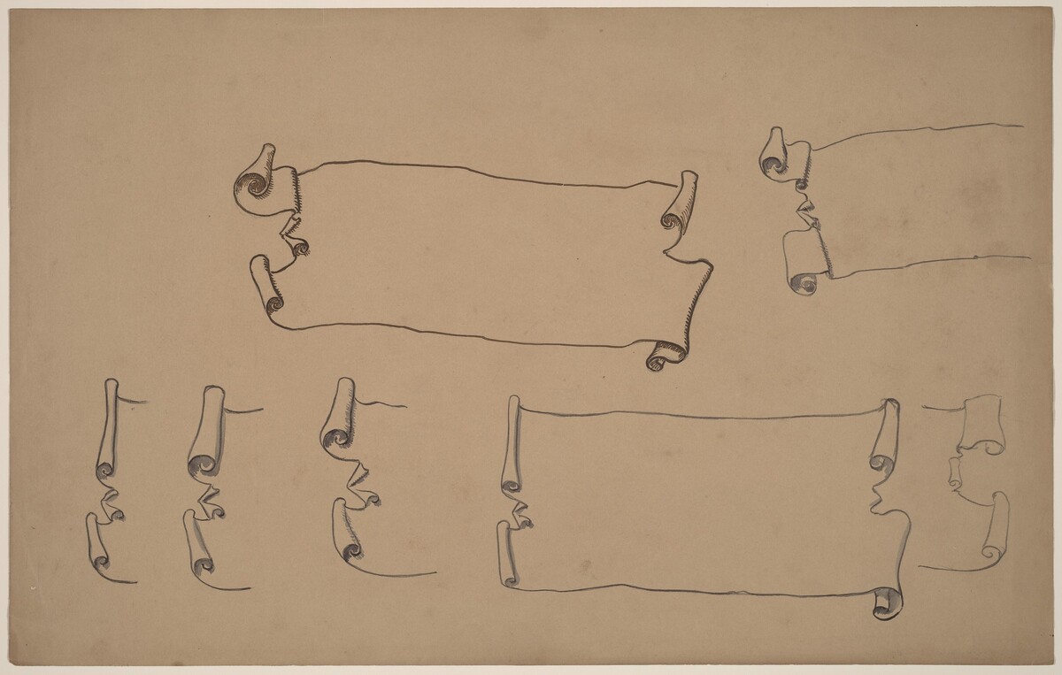 Sketches for a Scroll by Charles Sprague Pearce