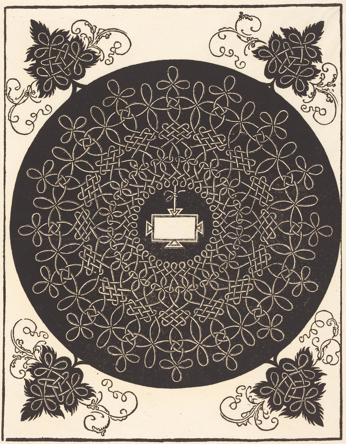 The Second Knot (with an oblong tablet) by Albrecht Dürer