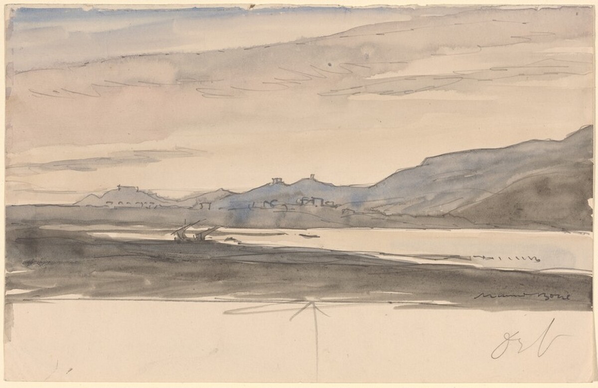 Arbetello in the Maremma by Sir Muirhead Bone