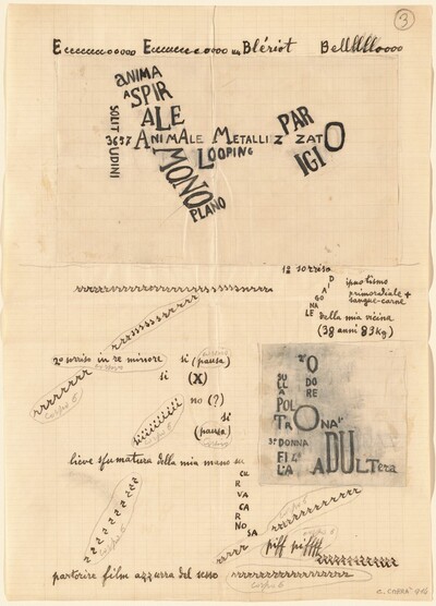 Graphic Rhythm with Airplane (Homage to Blériot)