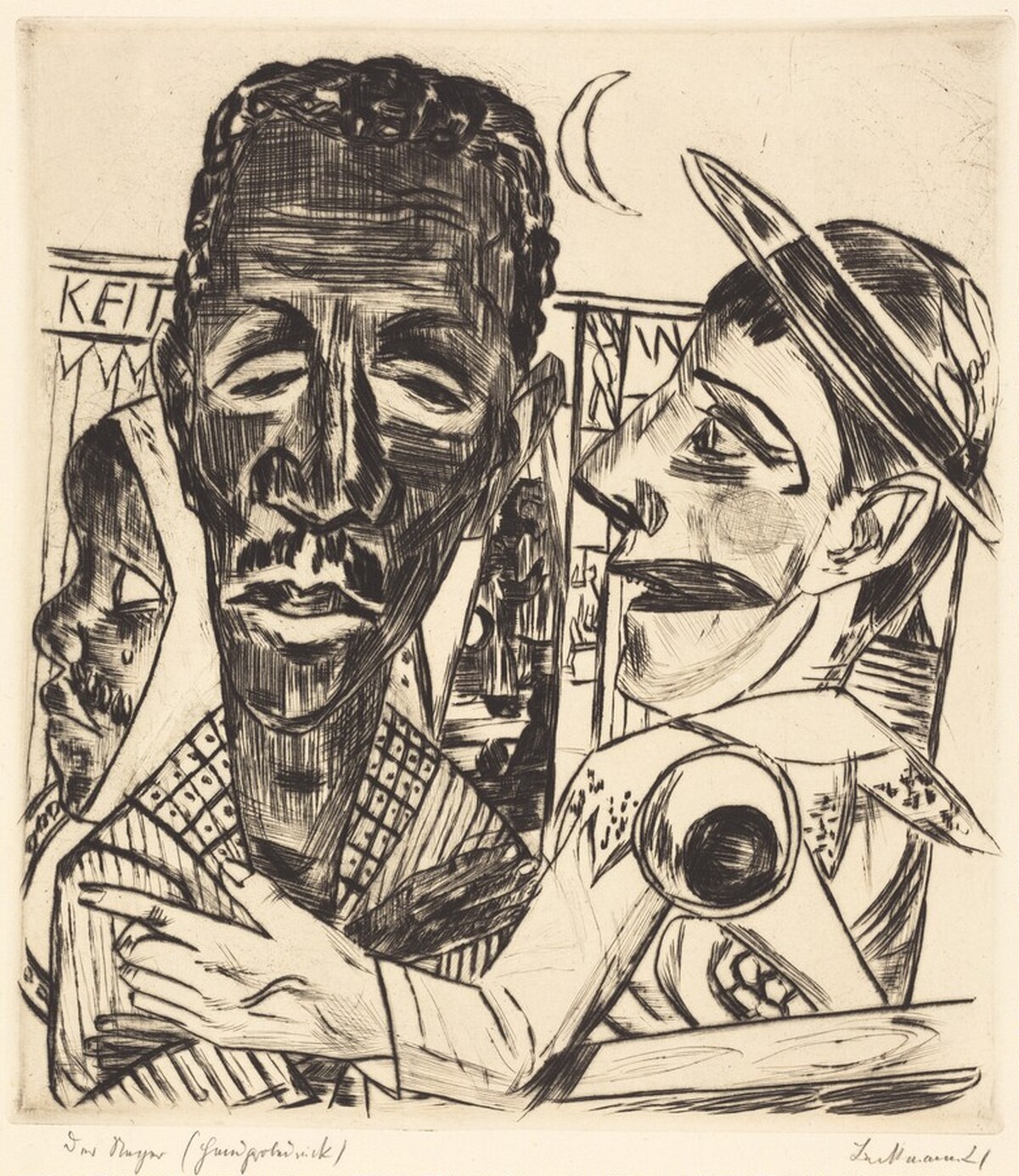 The Negro (Der Neger) by Max Beckmann