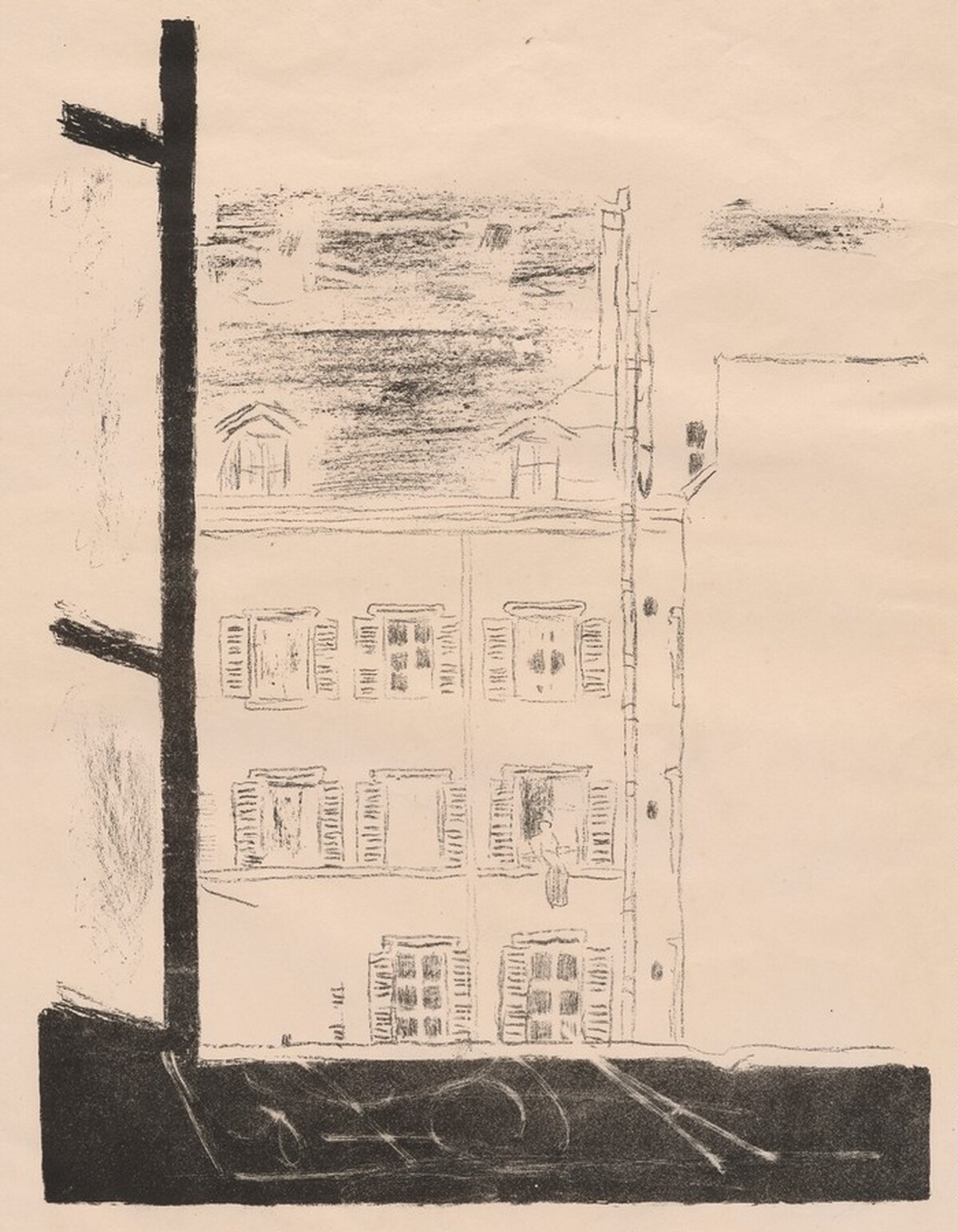 House in the Courtyard (Maison dans la cour) by Pierre Bonnard, Ambroise Vollard (publisher)