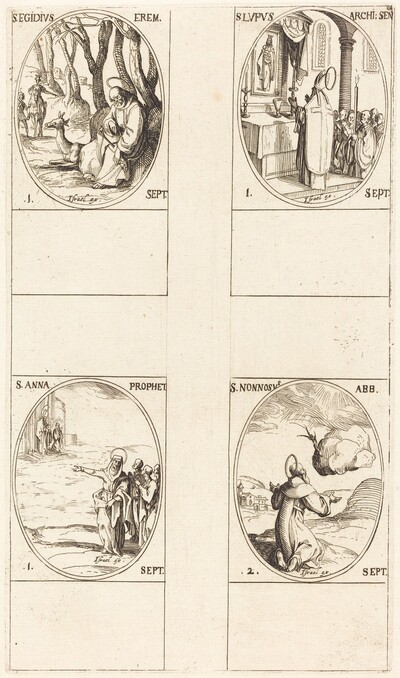 St. Giles; St. Lupus; St. Anne; St. Nonnosus