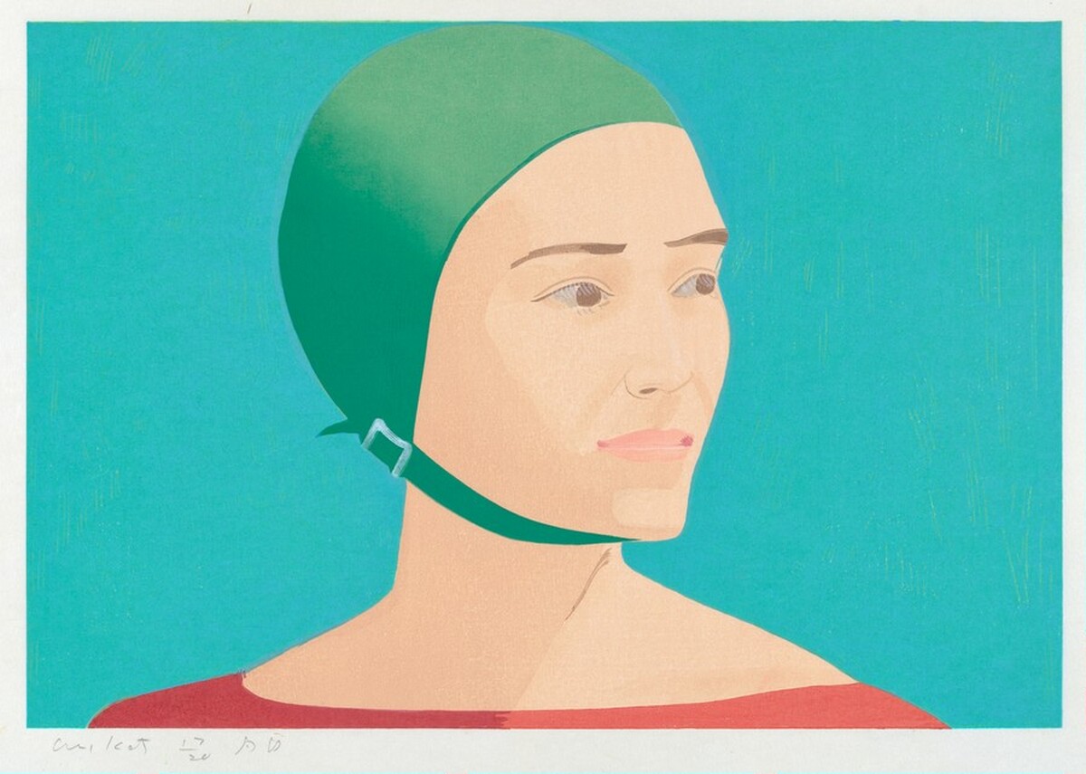 The Green Cap by Alex Katz