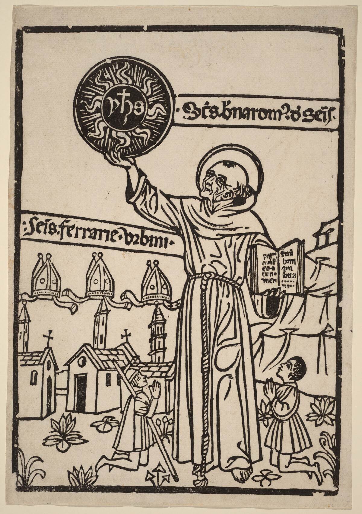 Saint Bernardino of Siena by Italian 15th Century