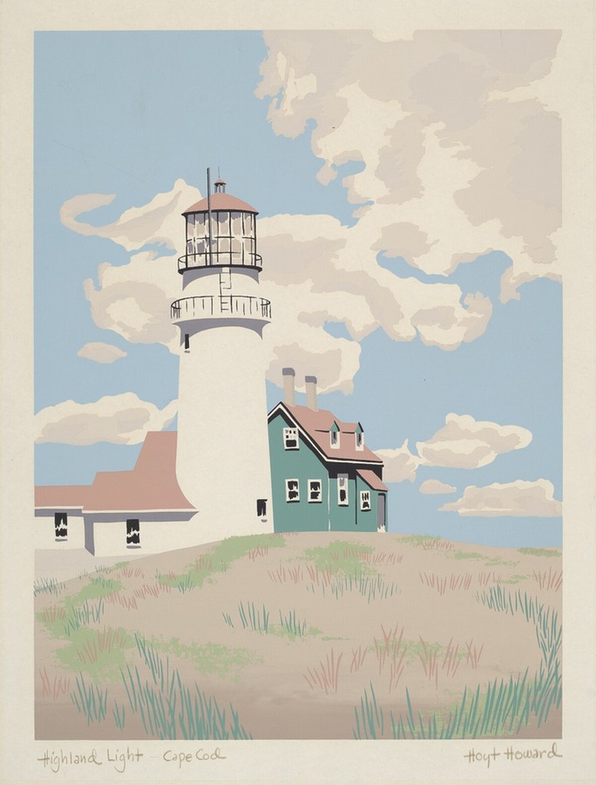 Highland Light - Cape Cod by Hoyt Howard