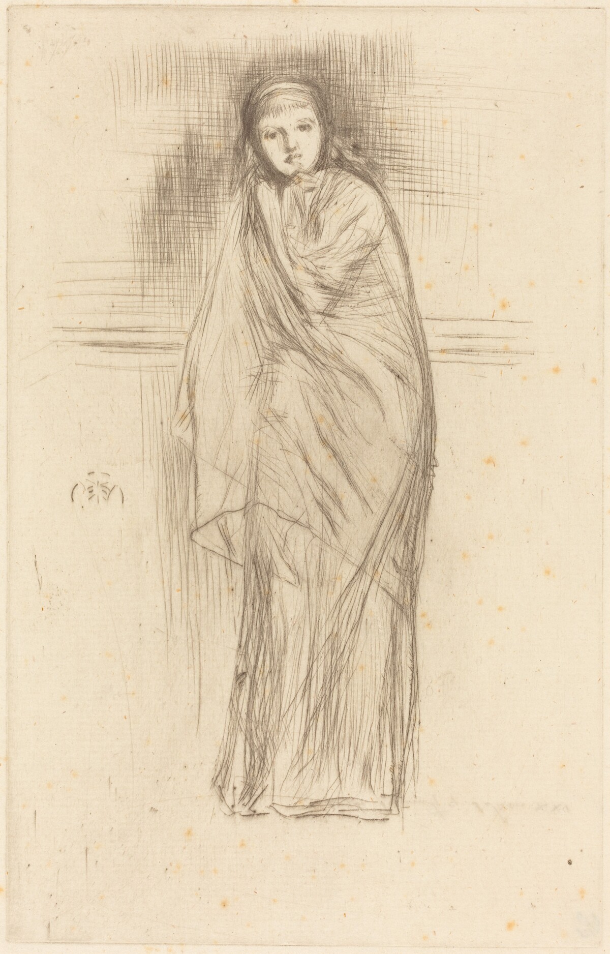 Draped Model by James McNeill Whistler