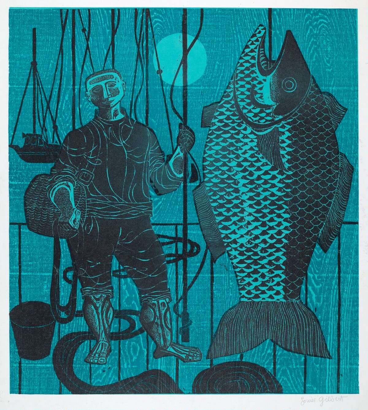 Fisherman by Louise Gilbert