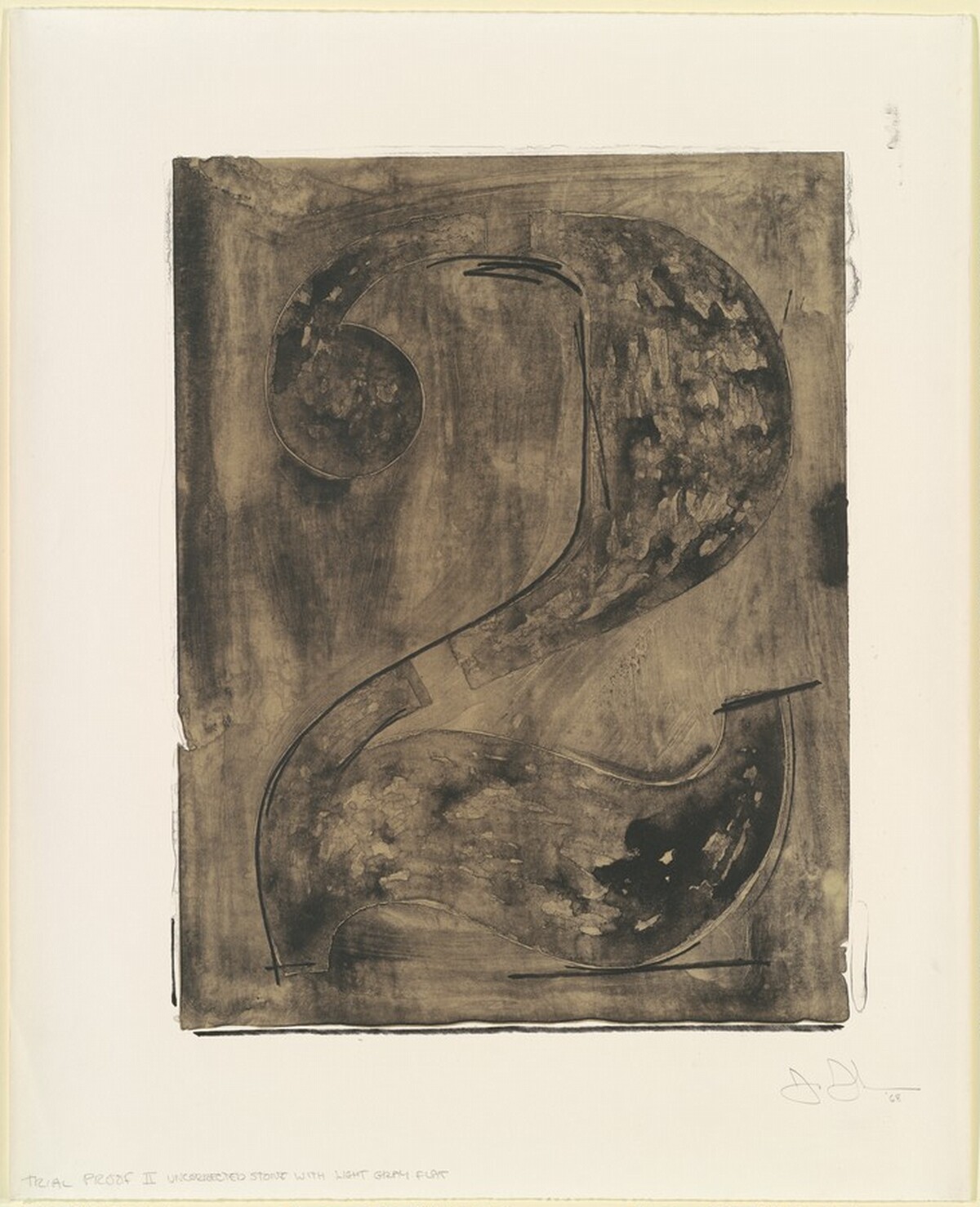 Figure 2 [trial proof] by Jasper Johns