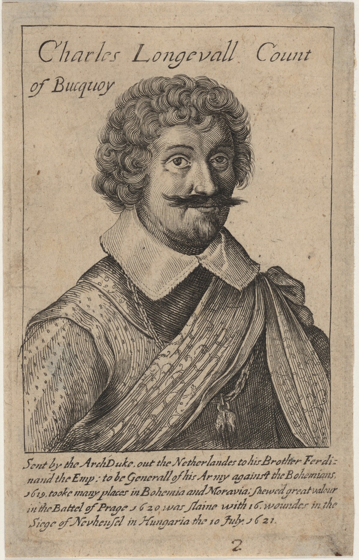 Charles, Count of Bucquoy by Unknown Artist