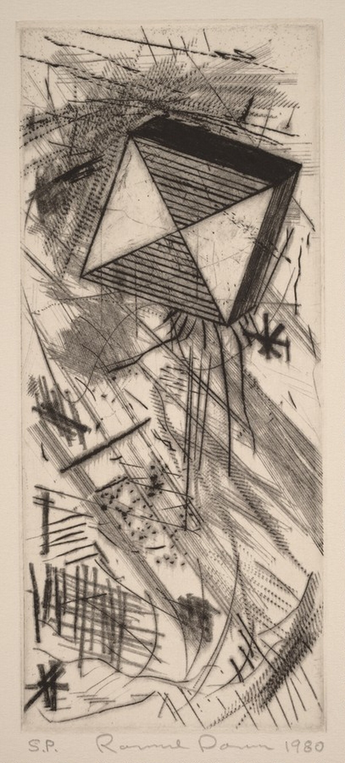 Drypoint Epsilon [special proof] by Ronald Davis