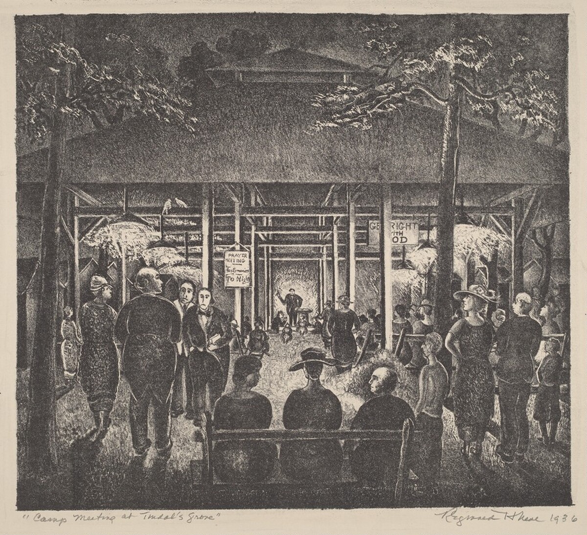 Camp Meeting at Tindal's Grove by Reginald H. Neal