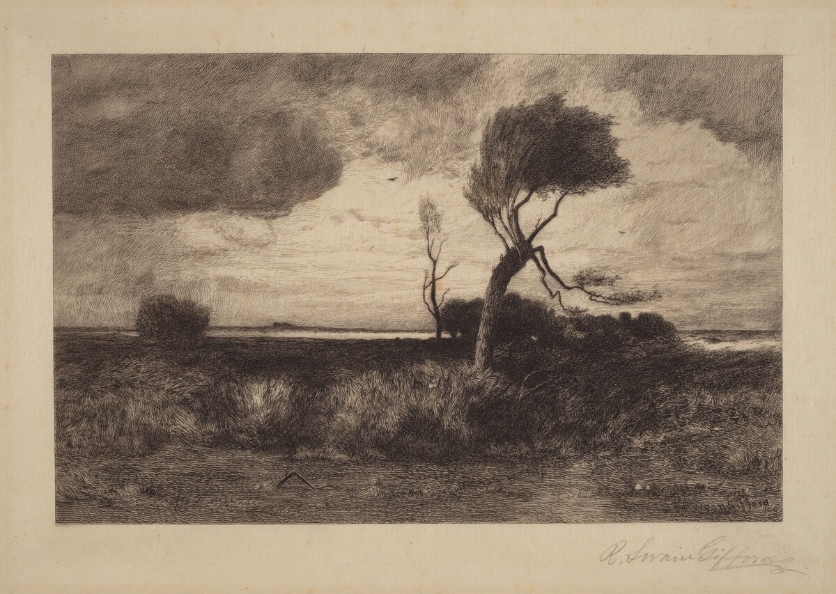 Near the Coast [large plate] by Robert Swain Gifford