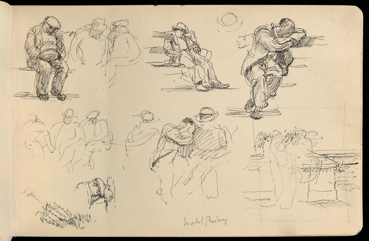 Isabel Bishop Early Sketchbook by Isabel Bishop