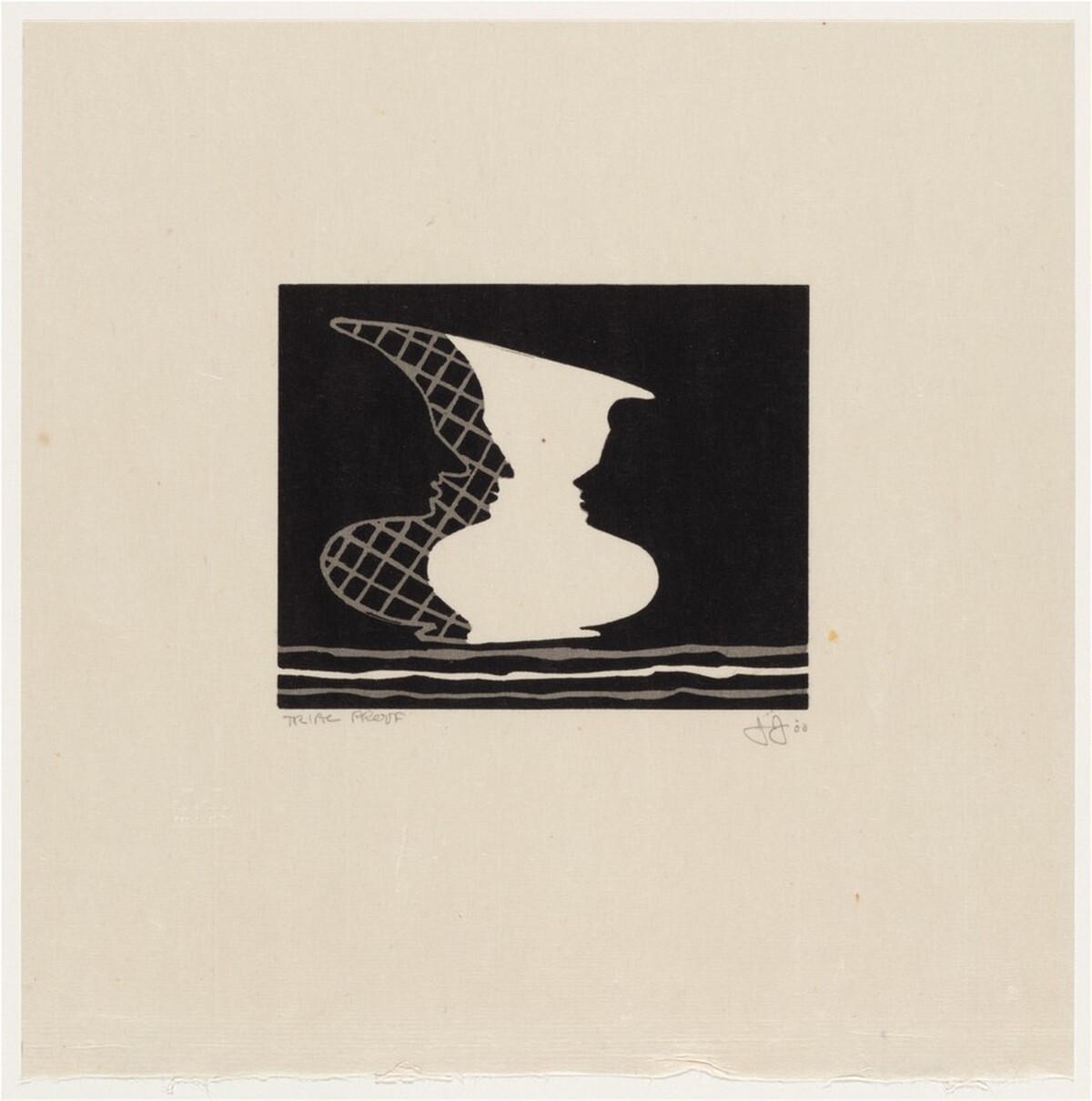 Untitled [trial proof] by Jasper Johns