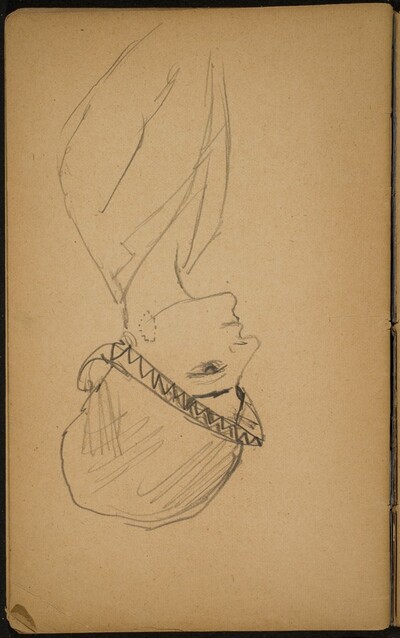 weibliche Bildnisstudie mit Hut (Woman in a Hat) [p. 84]