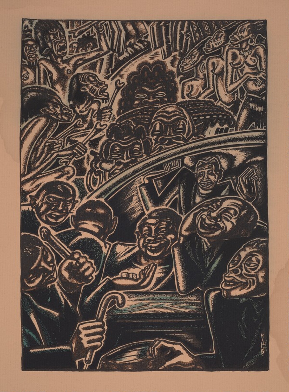 Untitled (Jazz) by Alexander King