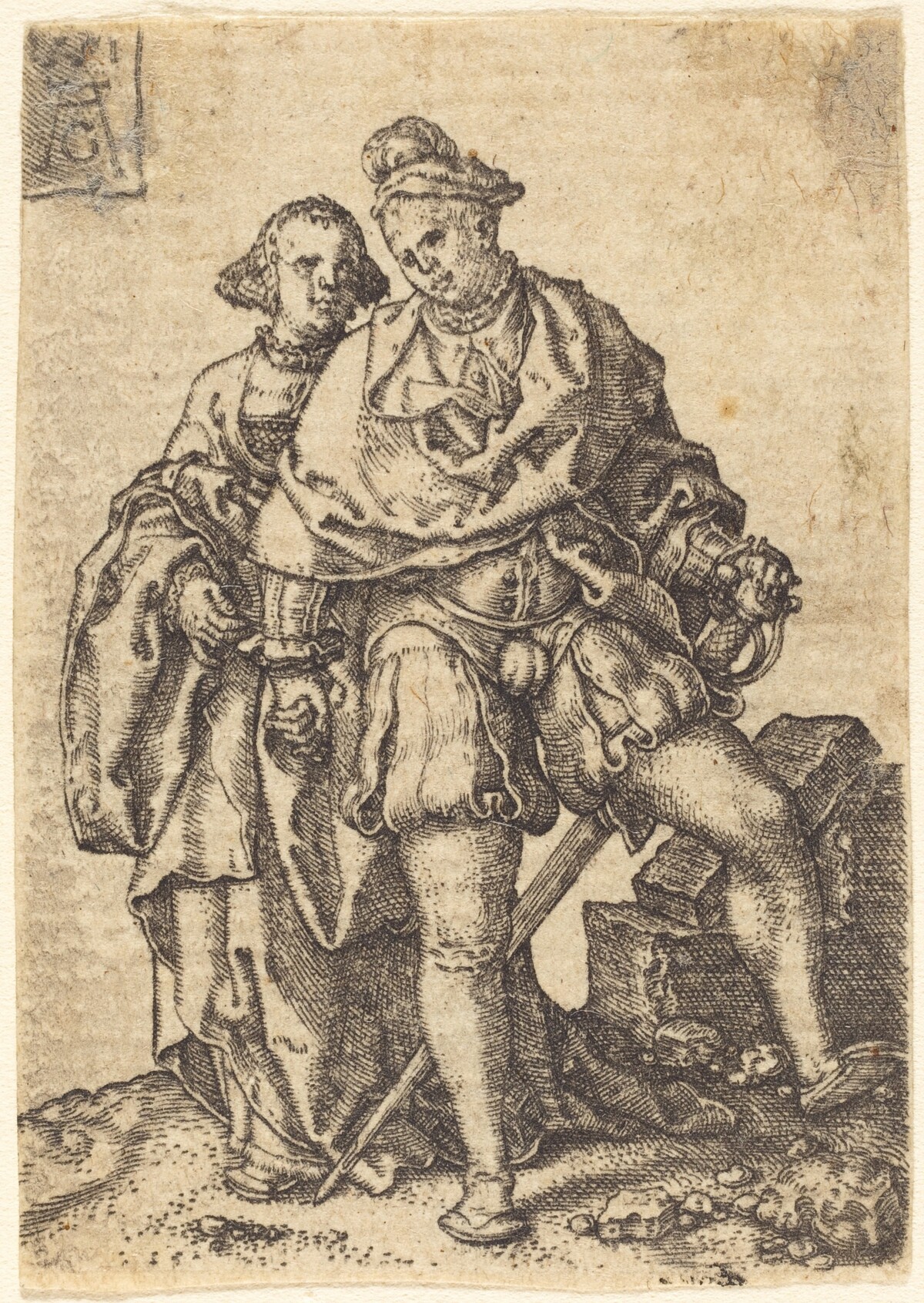 Dancing Couple by Heinrich Aldegrever