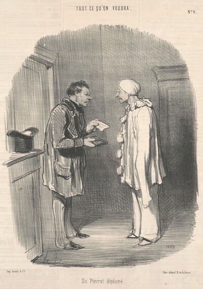 Un pierrot déplumé