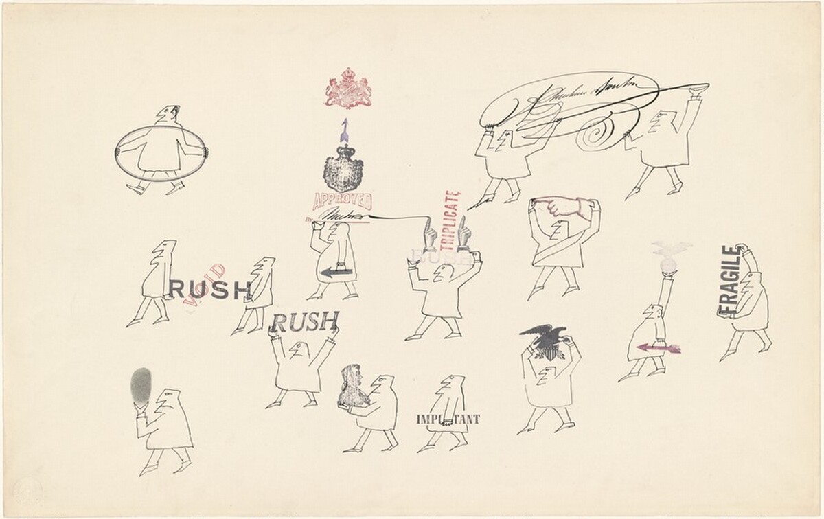 Parade 2 by Saul Steinberg