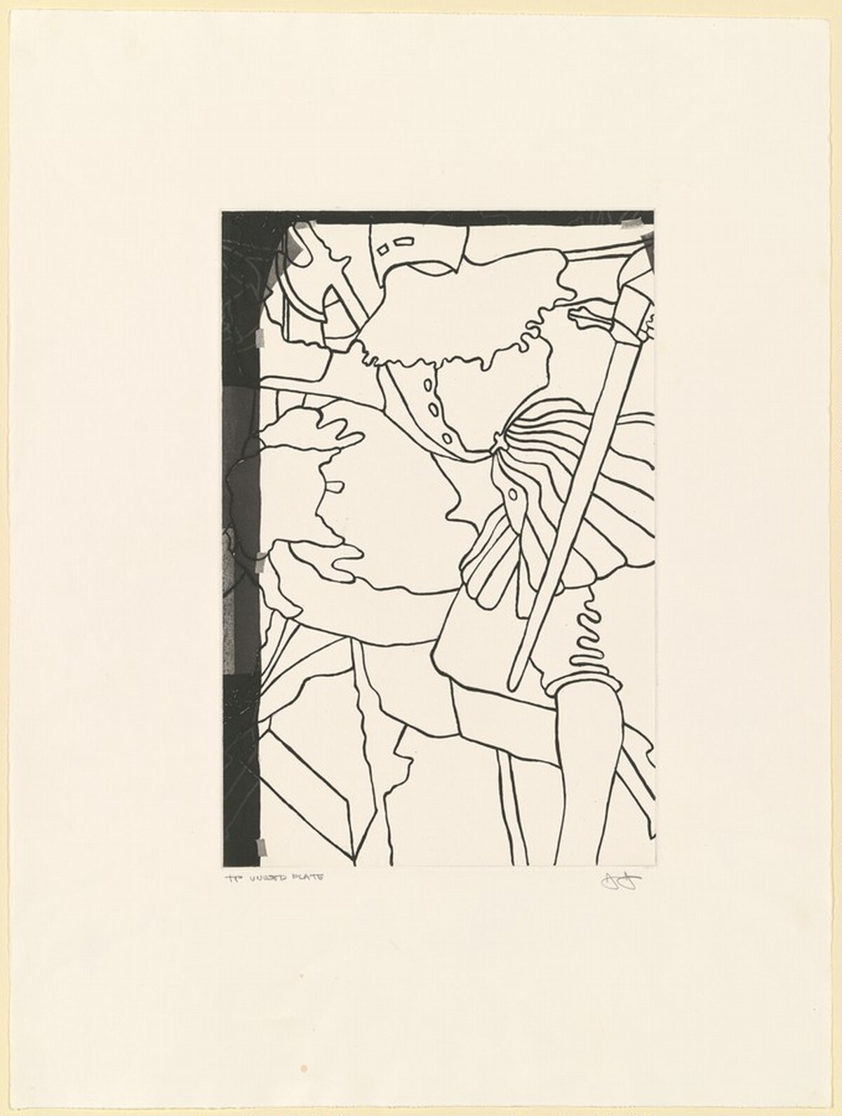 Untitled (LR#3) [trial proof] by Jasper Johns