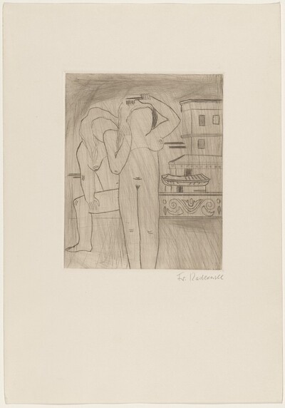 Frauen sich Kӓmmend [Women Combing Their Hair]