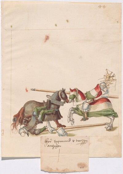 Mock Joust of War with Fixed Shields