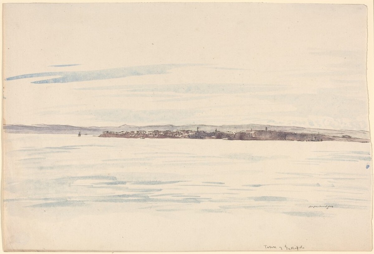 Town Of Gallipoli by Sir Muirhead Bone