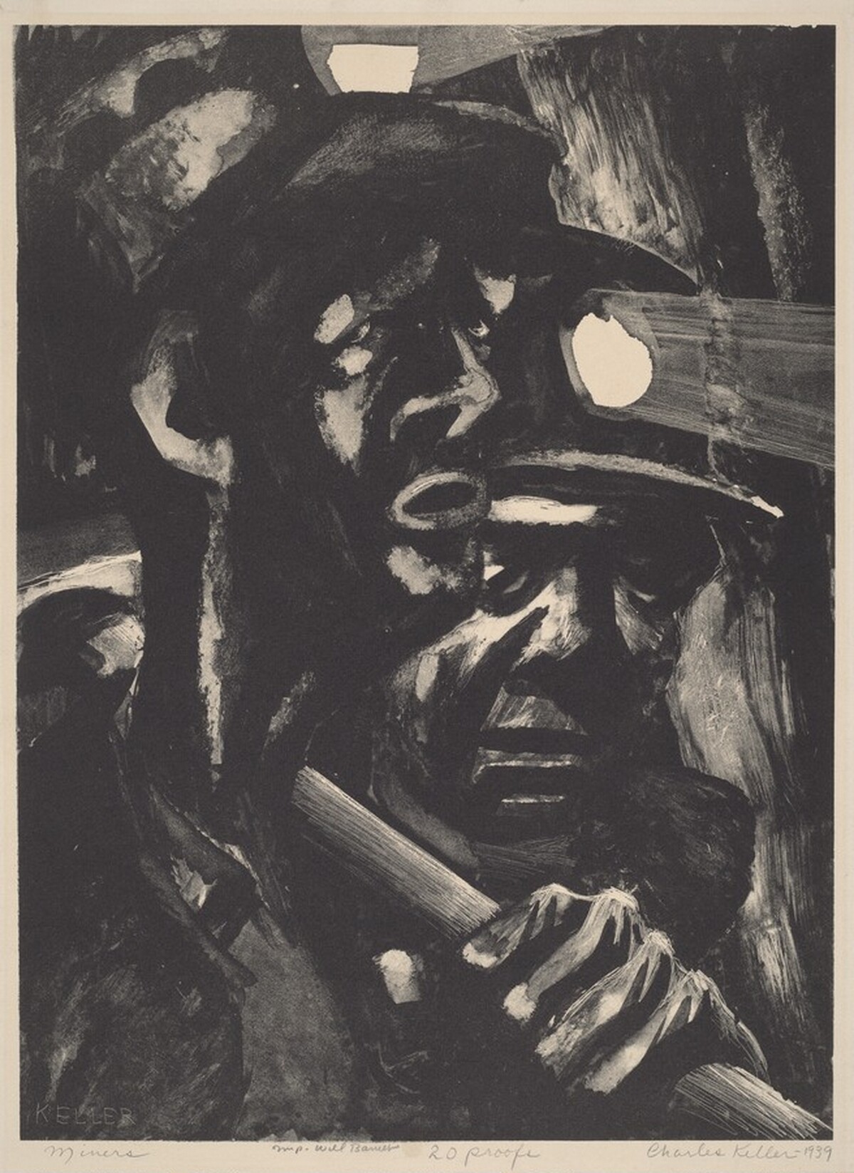 Miners by Charles Keller