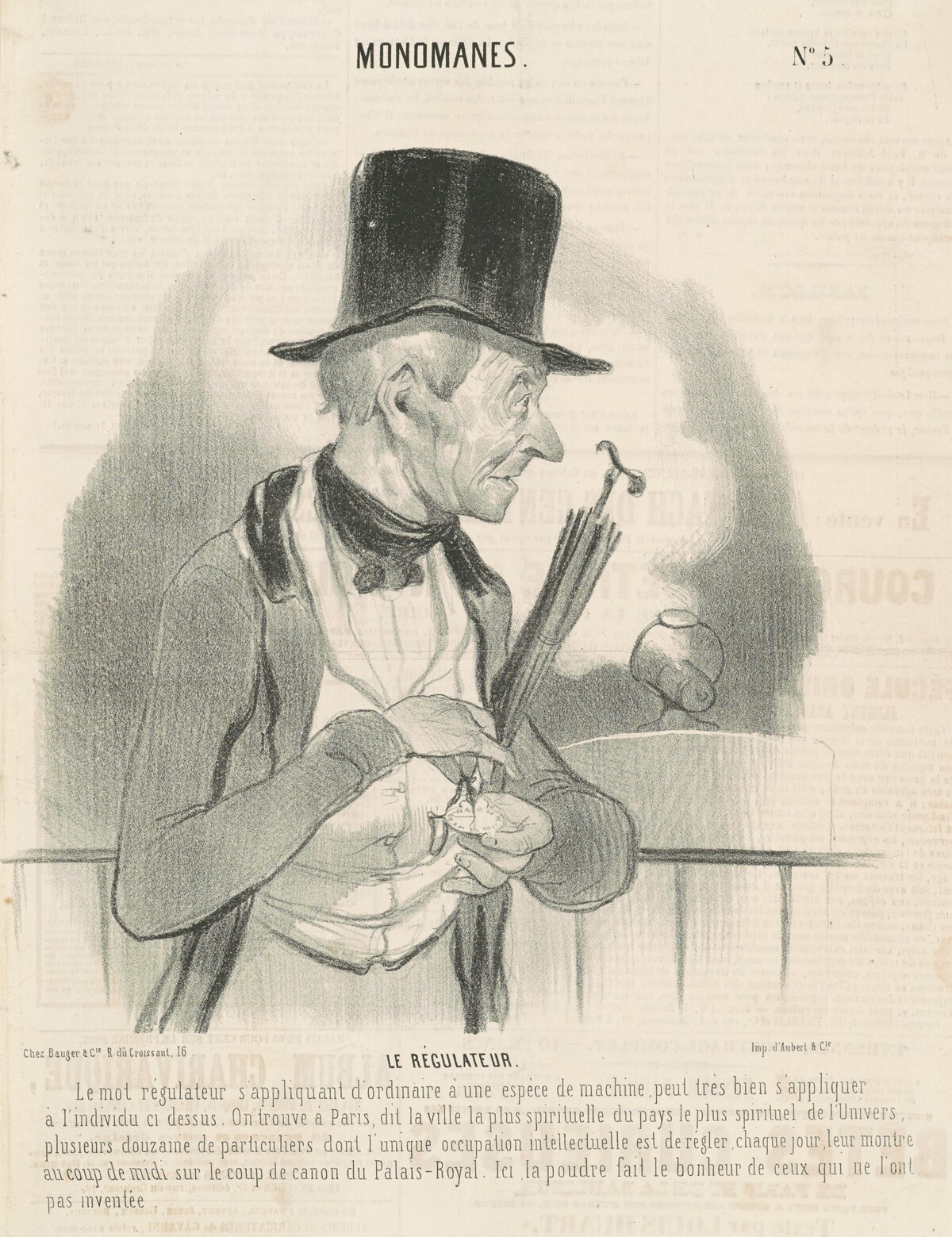 Le regulateur by Honoré Daumier