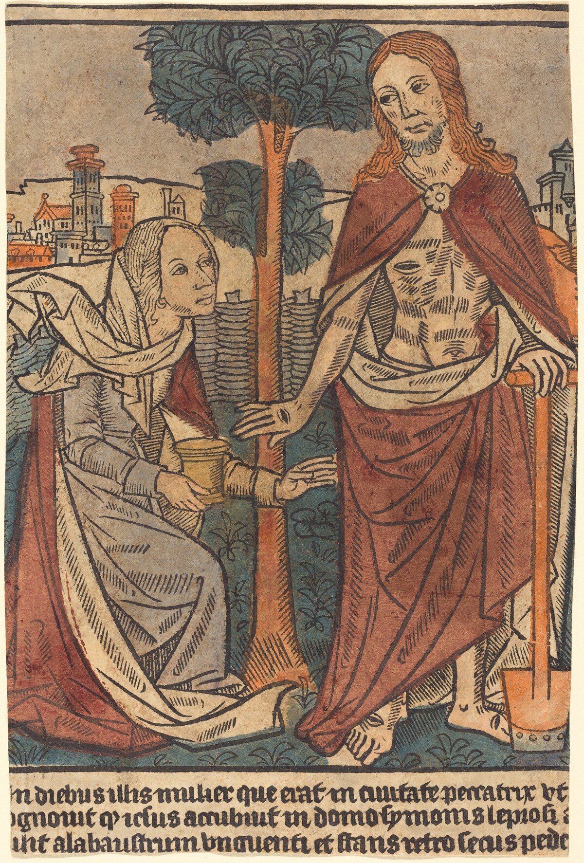 Christ Appearing to Mary Magdalene by French 15th Century