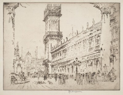 Rebuilding the Campanile, Venice, No.II