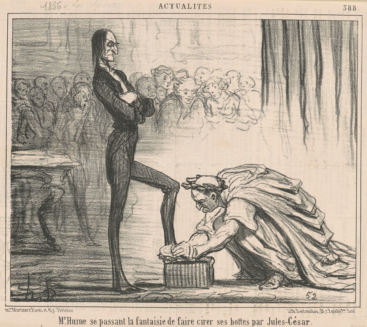 Mr Hume se passant la fantaisie ... by Honoré Daumier